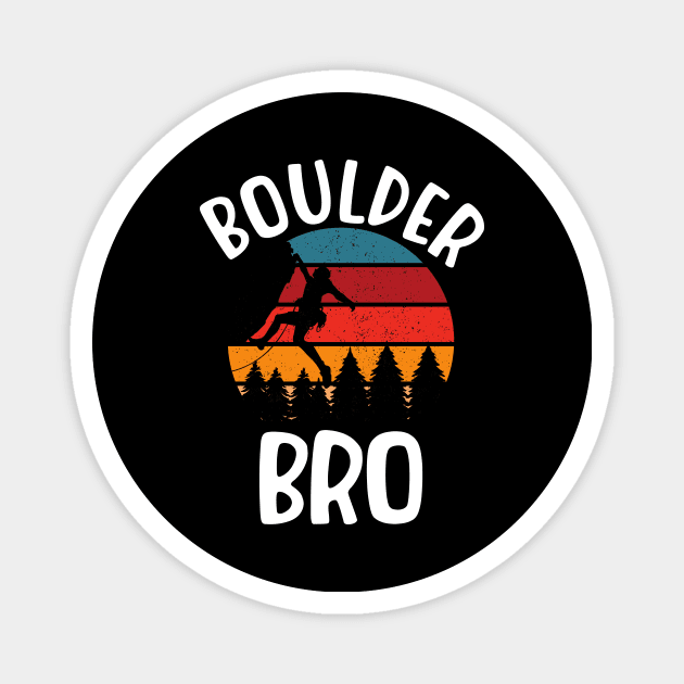 BOULDER BRO Magnet by Movielovermax